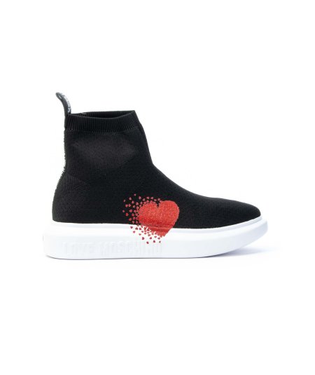 love moschino ja15134g1e sneaker calzino leone shoes