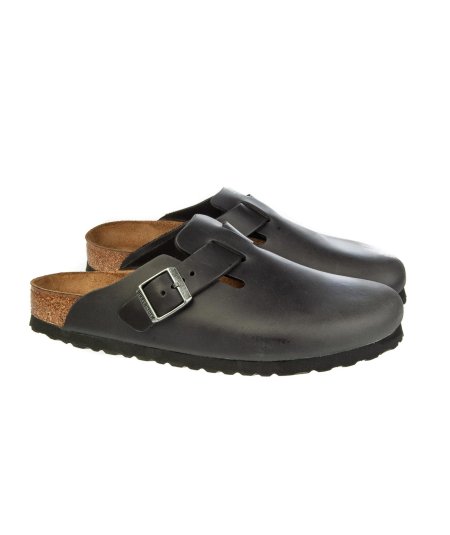 Birkenstock boston 059463 sabot black narrow fit