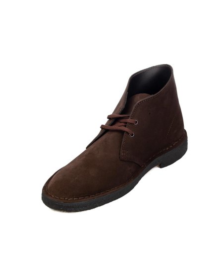 CLARKS ORIGINALS DESERT BOOT DARK BROWN