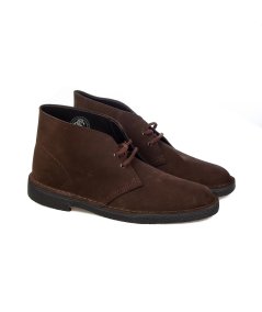 CLARKS ORIGINALS DESERT BOOT DARK BROWN