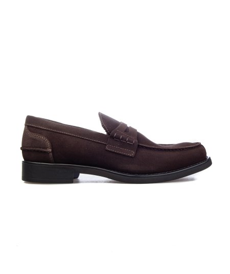 ROSSI 5316  MOCASSINO COLLEGE CAMOSCIO