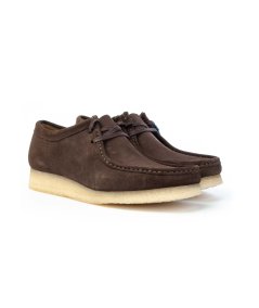 CLARKS ORIGINALS 156606 WALLABE DK BROWN