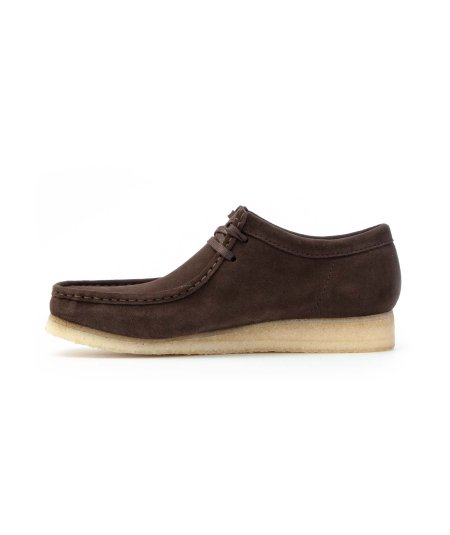 CLARKS ORIGINALS 156606 WALLABE DK BROWN