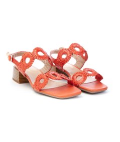 Kess 22690 Sandalo 2 Fasce Intrecciate Tacco 30