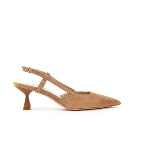 Sara Scheker Slingback 425 Camoscio Laminato Donna