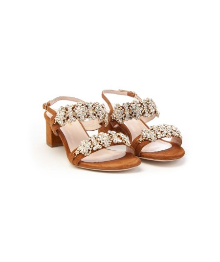 EDDICUOMO B16/205 SANDALO FASCE STRASS