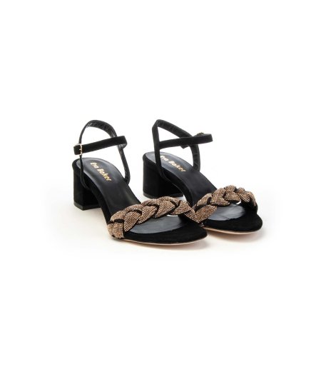 EDDICUOMO B164/479 SANDALO TRECCIA STRAS