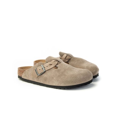 Birkenstock Boston Sabot 1026694 Braided Taupe