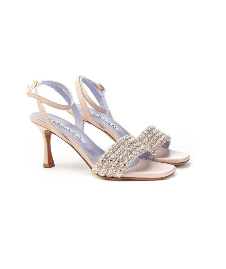 Albano Sandalo con tacco e strass 5211 Donna