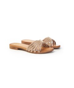 Sandalo a ciabatta con strass 18+ 8544 Donna