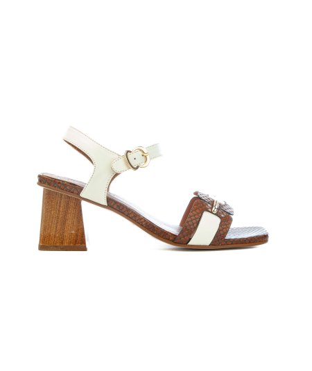 Sandalo in pelle con tacco 7 cm Pedro Miralles 17184 Donna