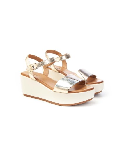 Sandalo con Zeppa 7 cm Inuovo 123105 Donna