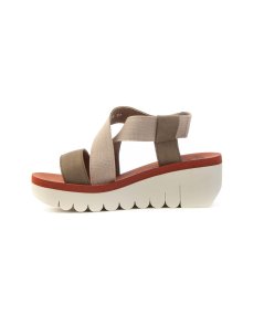 Sandalo fasce incrociate con zeppa 6 cm Fly London YABI922FLY Donna