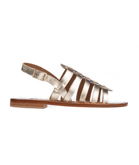 Sandalo metallizzato Kobra 14 Old Roman T10 Donna