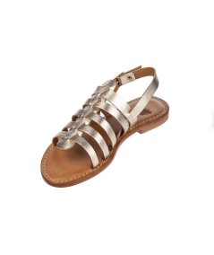 Sandalo metallizzato Kobra 14 Old Roman T10 Donna