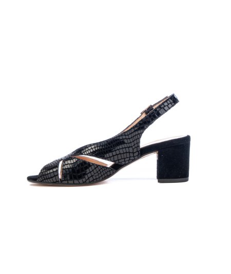 Sandalo con Tacco 5 cm Cinza Valle 9076 Donna