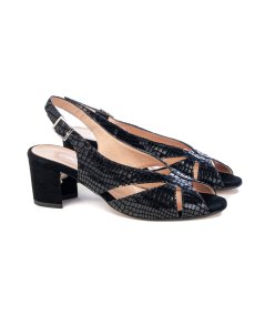 Sandalo con Tacco 5 cm Cinza Valle 9076 Donna
