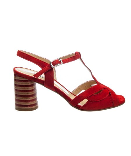 Sandalo in camoscio con Tacco 7 cm Cervone 2014 Donna