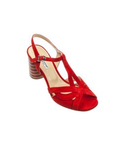 Sandalo in camoscio con Tacco 7 cm Cervone 2014 Donna