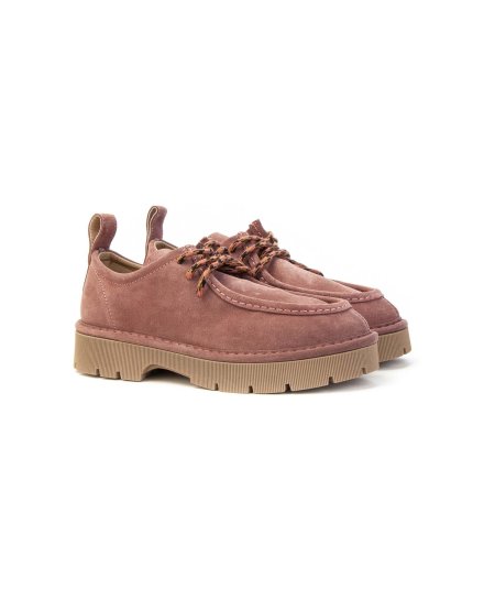 Panchic Scarpa Lace Up P99W in suede scamosciato Donna