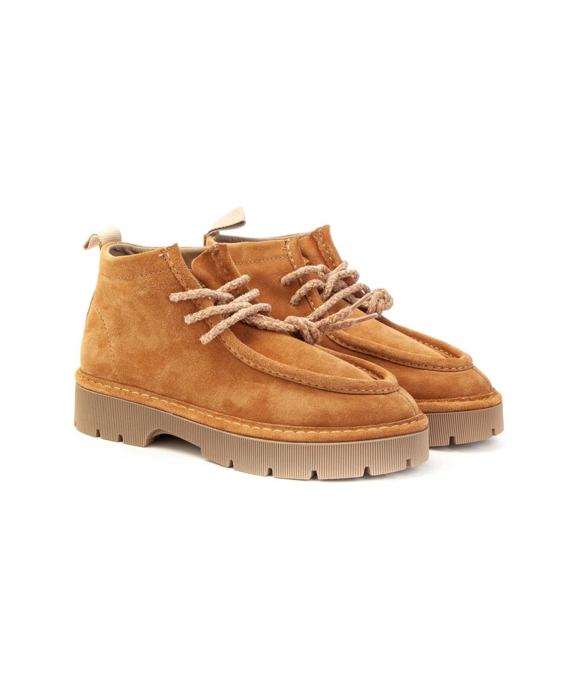 Panchic Polacco P99W0020042D016 con lacci Ankle Boot suede faux fur Donna