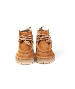Panchic Polacco P99W0020042D016 con lacci Ankle Boot suede faux fur Donna