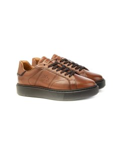 La Martina Sneakers Uomo Lfm242.001 Tennis Allacciata