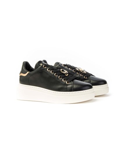 Meline Sneaker Donna Lo661 Var246 in pelle con accessori