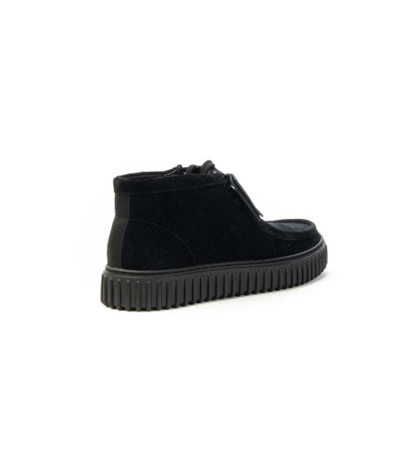 Clarks Polacco Lacci Torhill Hi 173664 In Camoscio Uomo