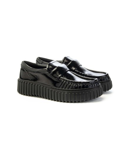 Clarks Mocassino 179354 Torhill Moc Patent Donna in vernice