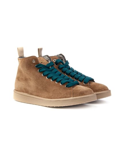 Panchic Polacchino P01M00700332141 lacci suede faux fur Uomo