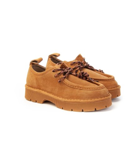 Panchic Scarpa Lace Up P99W in suede scamosciato Donna