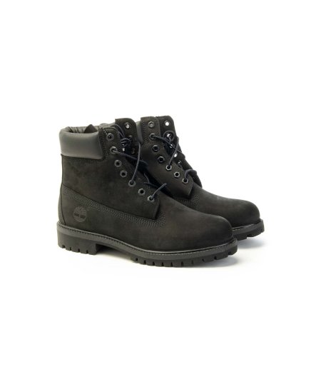 Boot Timberland Tb110073001 6 Inch Boot in nabuk Black Uomo