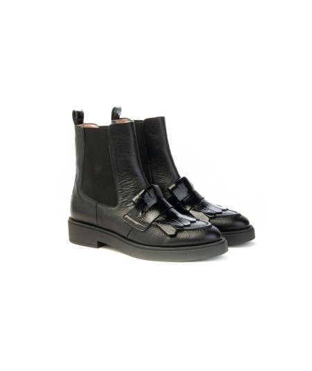 Stivaletto Hispanitas CHI243613C004 in pelle con frangia Donna
