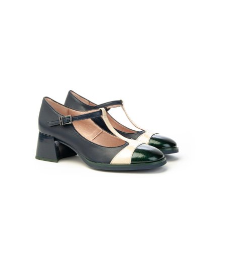 Hispanitas modello CHI243595 T Strap in pelle Donna