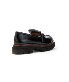 Mocassino Mat20 7347n Con Frangia Extralight in naplak