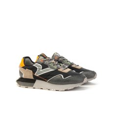 Sneakers Victoria 880314 Wing Sport in Nylon e Crosta di Cuoio Uomo