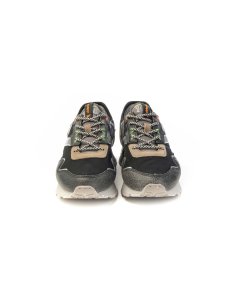 Sneakers Victoria 880314 Wing Sport in Nylon e Crosta di Cuoio Uomo