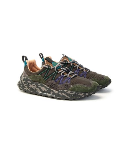 Sneaker Flower Mountain Washi Man 2017843011b74 con lacci Nero Antracite