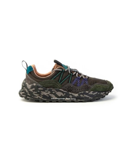 Sneaker Flower Mountain Washi Man 2017843011b74 con lacci Nero Antracite