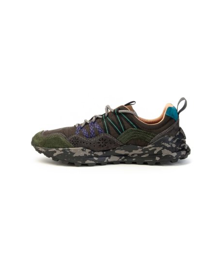Sneaker Flower Mountain Washi Man 2017843011b74 con lacci Nero Antracite