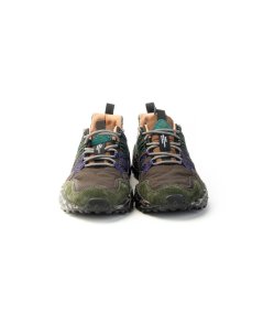 Sneaker Flower Mountain Washi Man 2017843011b74 con lacci Nero Antracite