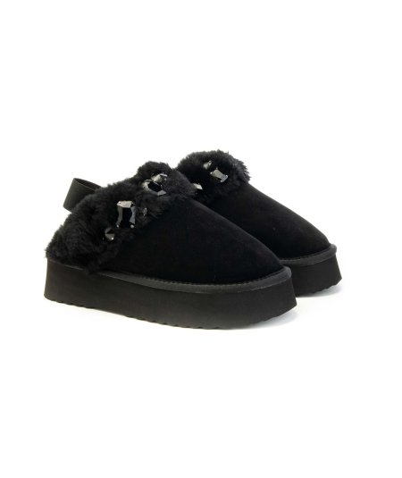 Alma en Pena 1048 Slingback con Plateau e Pietre Donna