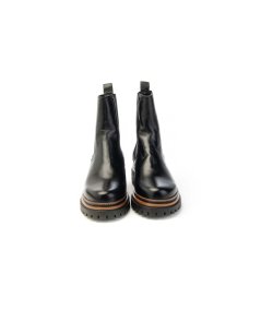 Stivaletti Chelsea Mjus T60204 Tronchetto in Pelle con Tacco Donna