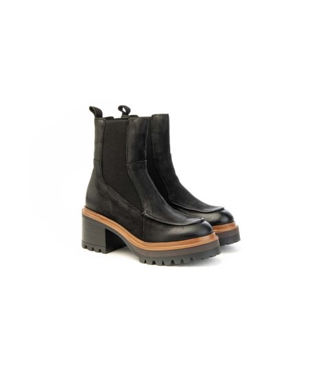 Stivaletto Mjus T64204 in Camoscio con Tacco 6 cm Donna