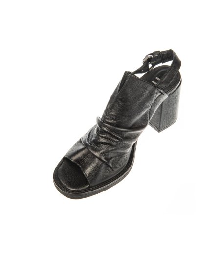 Sandalo Accollato con Tacco MJUS ROXY 862001 in Pelle di Vitello Donna
