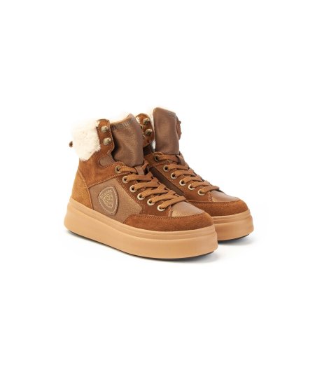 Stivaletto Blauer F4EMERY01/SHE in camoscio Donna