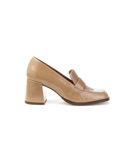 Mocassino Angel Alarcón 24587 in pelle con tacco Donna