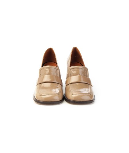 Mocassino Angel Alarcón 24587 in pelle con tacco Donna
