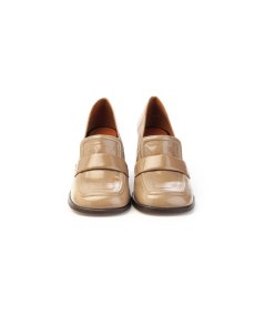 Mocassino Angel Alarcón 24587 in pelle con tacco Donna